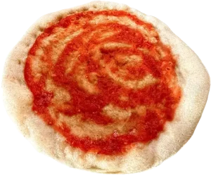 Pre-Baked pizza bodem met tomaten saus